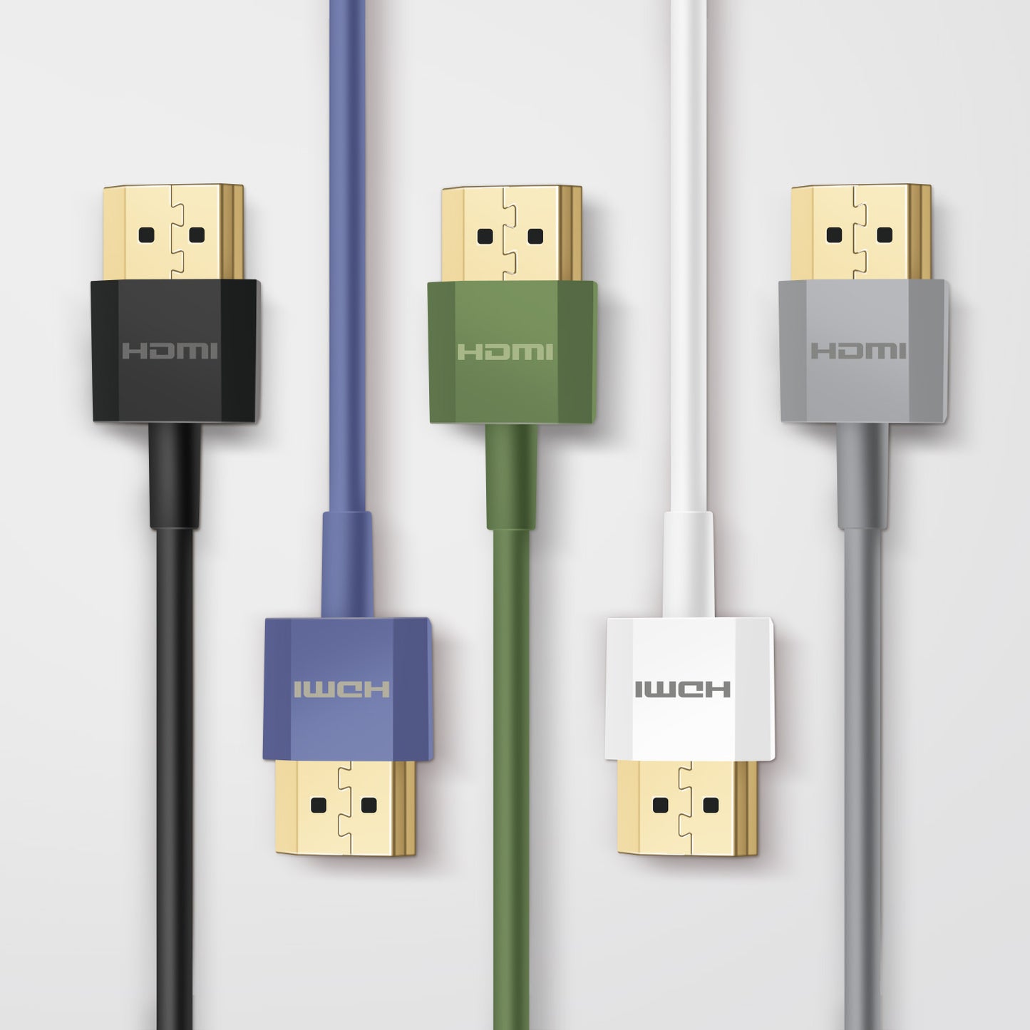 【PREMIUM HDMI CABLE 超スリムタイプ 0.9m】HDMIケーブル 4K 認証品 超スリム 60Hz プレミアム ハイスピード HDMI2.0 D0040