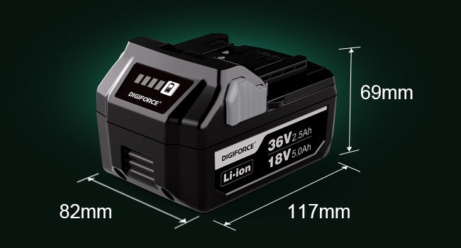 【HiKOKIバッテリー】ハイコーキ互換バッテリー 36V 2.5Ah/18V 5.0Ah ハイコーキ36V/18Vシリーズ対応 バッテリー BSL36A18X