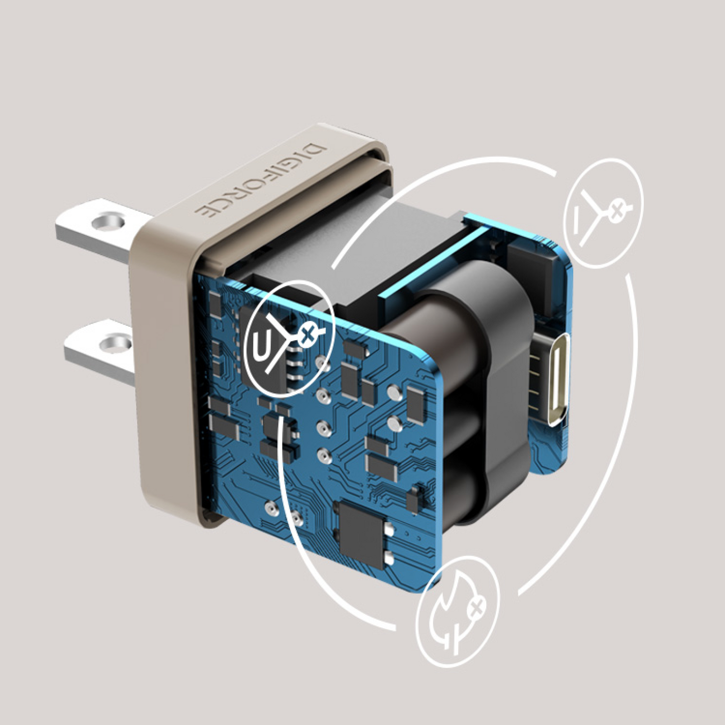 【Design cube 20W & L】ACアダプター 急速充電 Type-C to Lightning(1m) ケーブルセット スマートフォン iPhone D0067