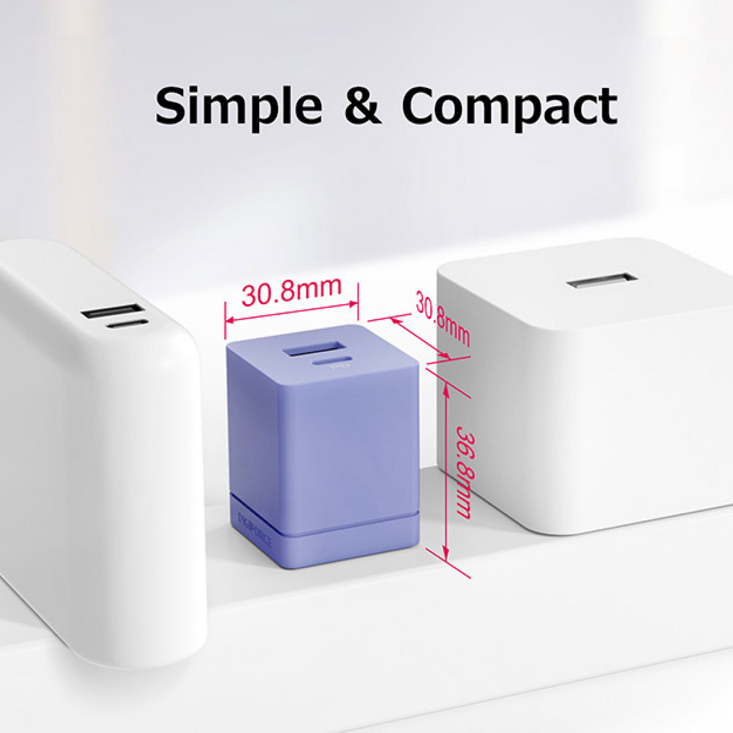 【cube 20W 1A1C】ACアダプター 急速充電 スマートフォン iPhone android D0061
