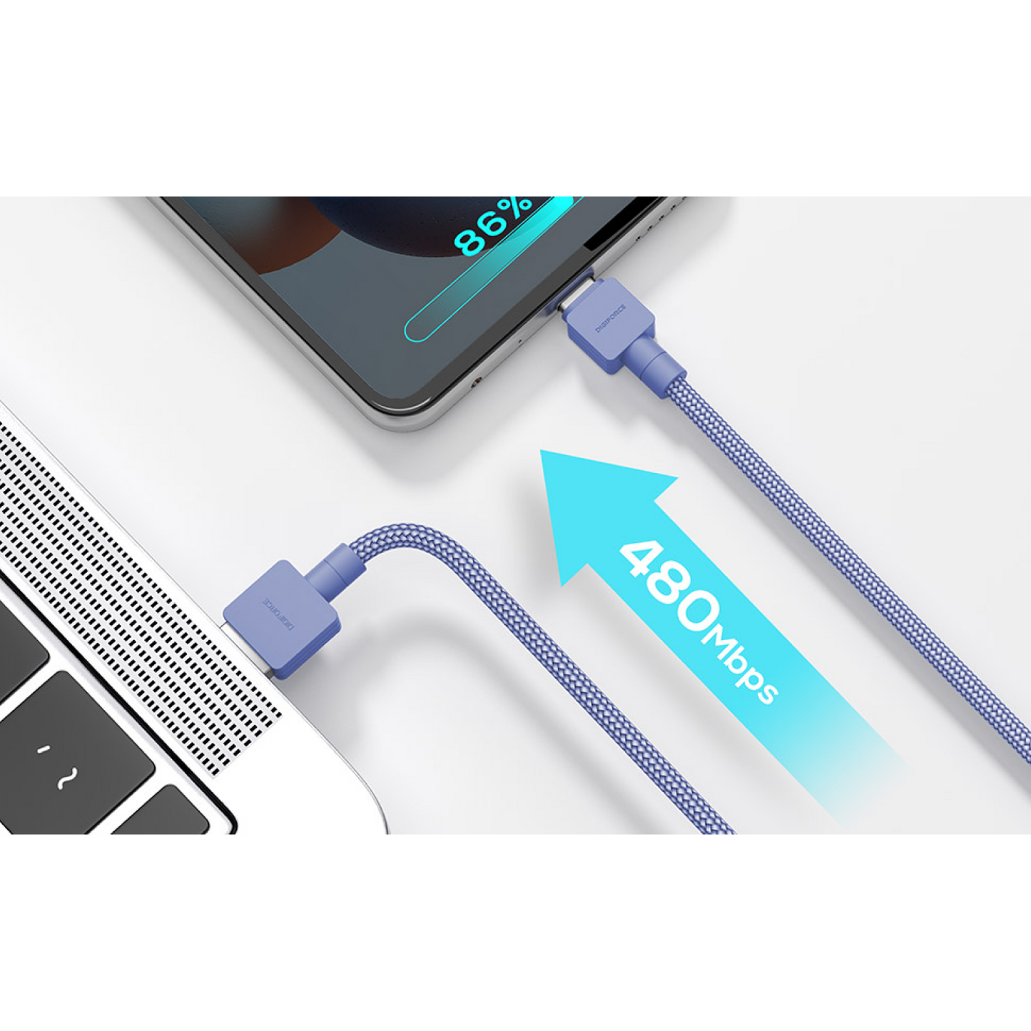 【Type-A to C Cable 1m】USB-A スマートフォン タブレット端末 ゲームコントローラー D0083